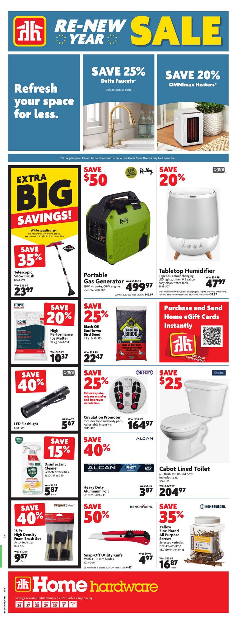 Home Hardware Flyer (ON) January 26 February 1 2023