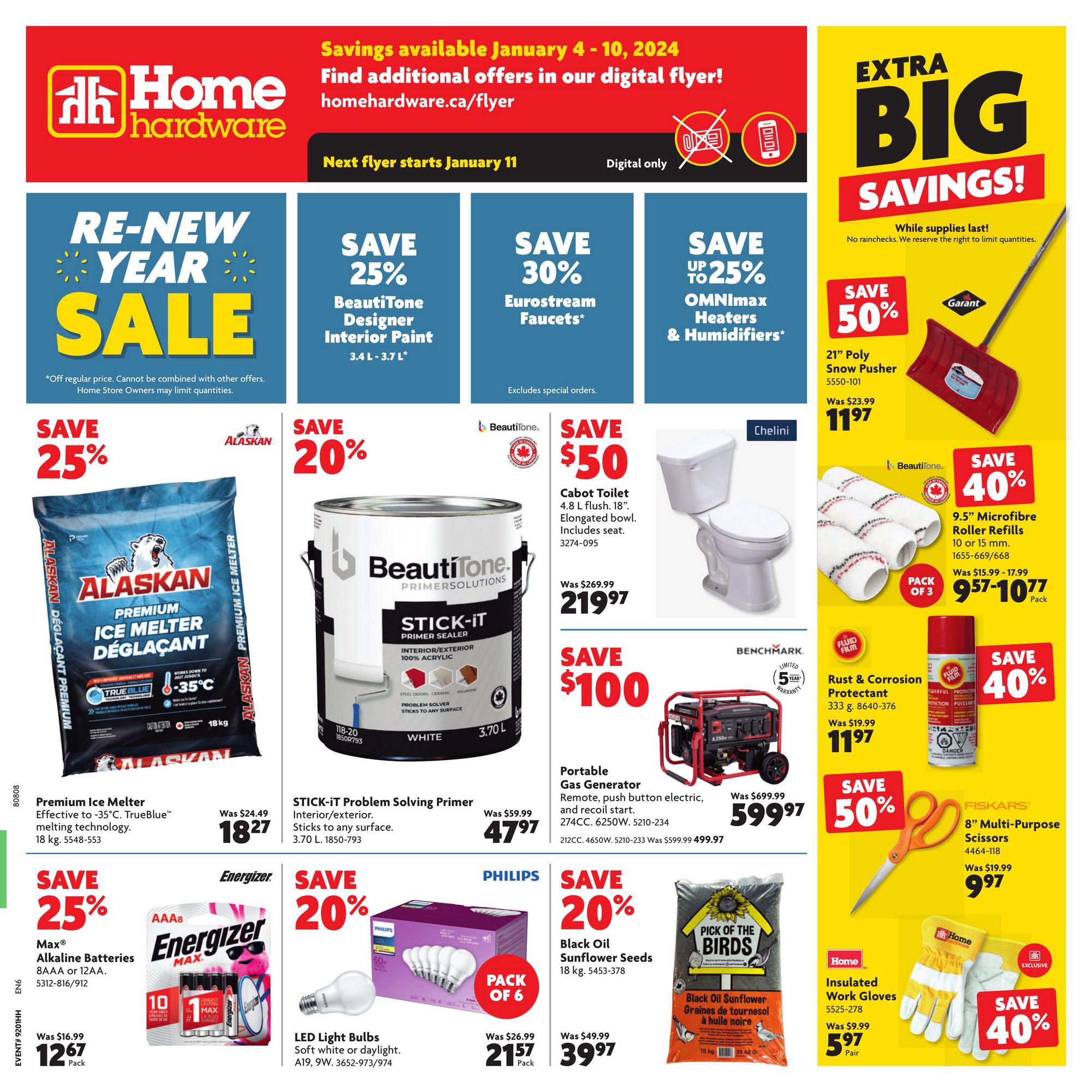 Home Hardware Flyer ON January 4 10 2024   0 