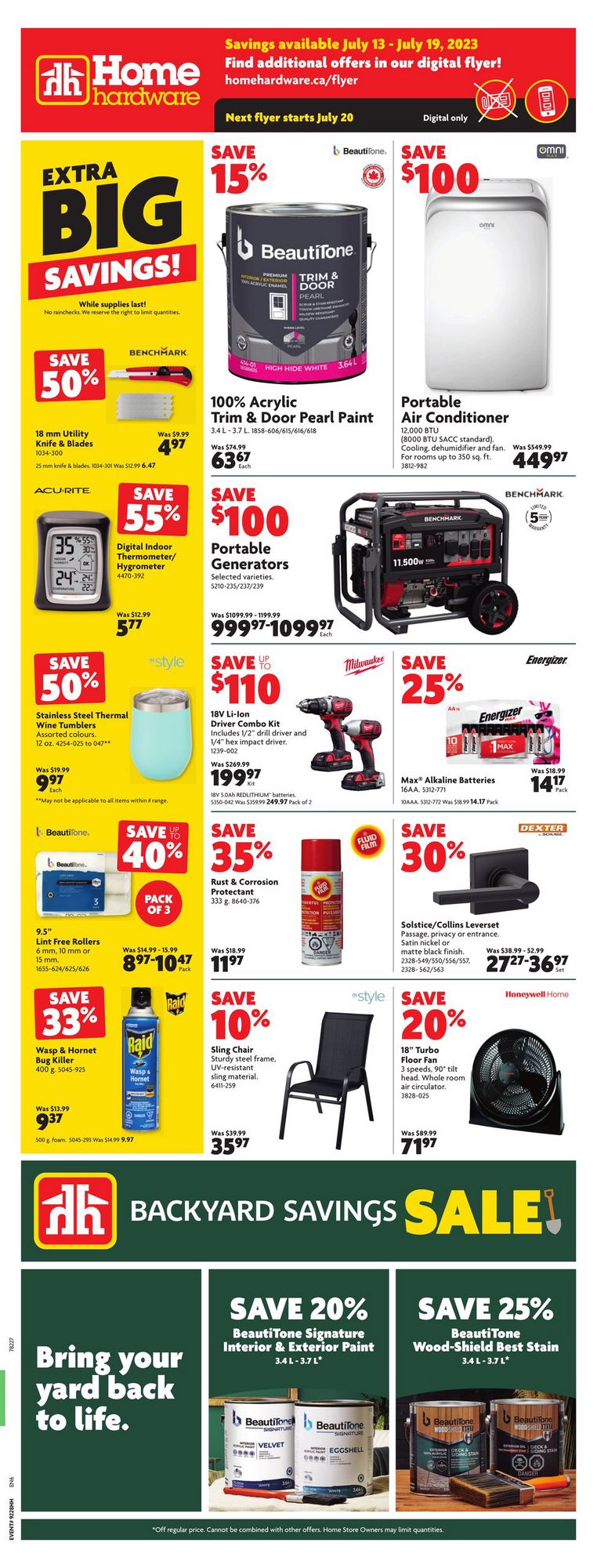 Home Hardware Flyer (ON) July 13 19 2023