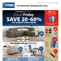 JYSK November 20 - December 1 2025