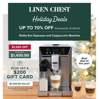Linen Chest November 29 - December 24 2023