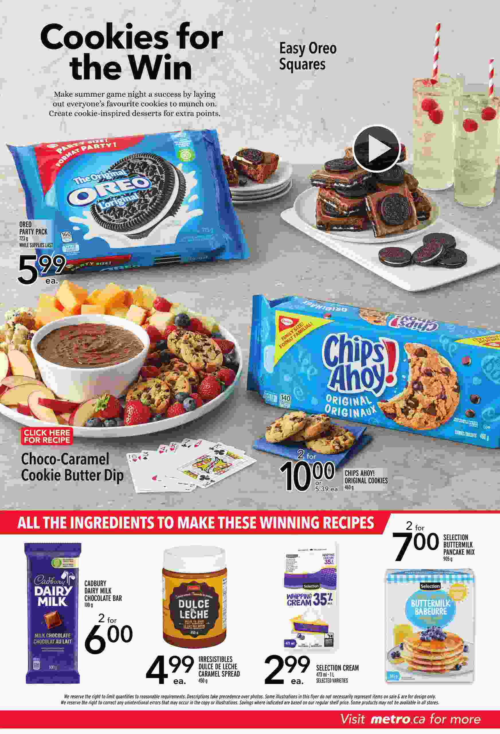 Metro Flyer (ON) Oreo, Crispers and Cadbury July 7 - 20 2022
