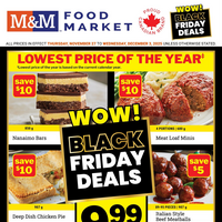 M&M Food Market November 27 - December 3 2025