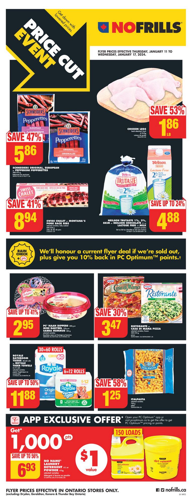 No Frills Flyer (ON) Happy Lunar New Year January 11 17 2024