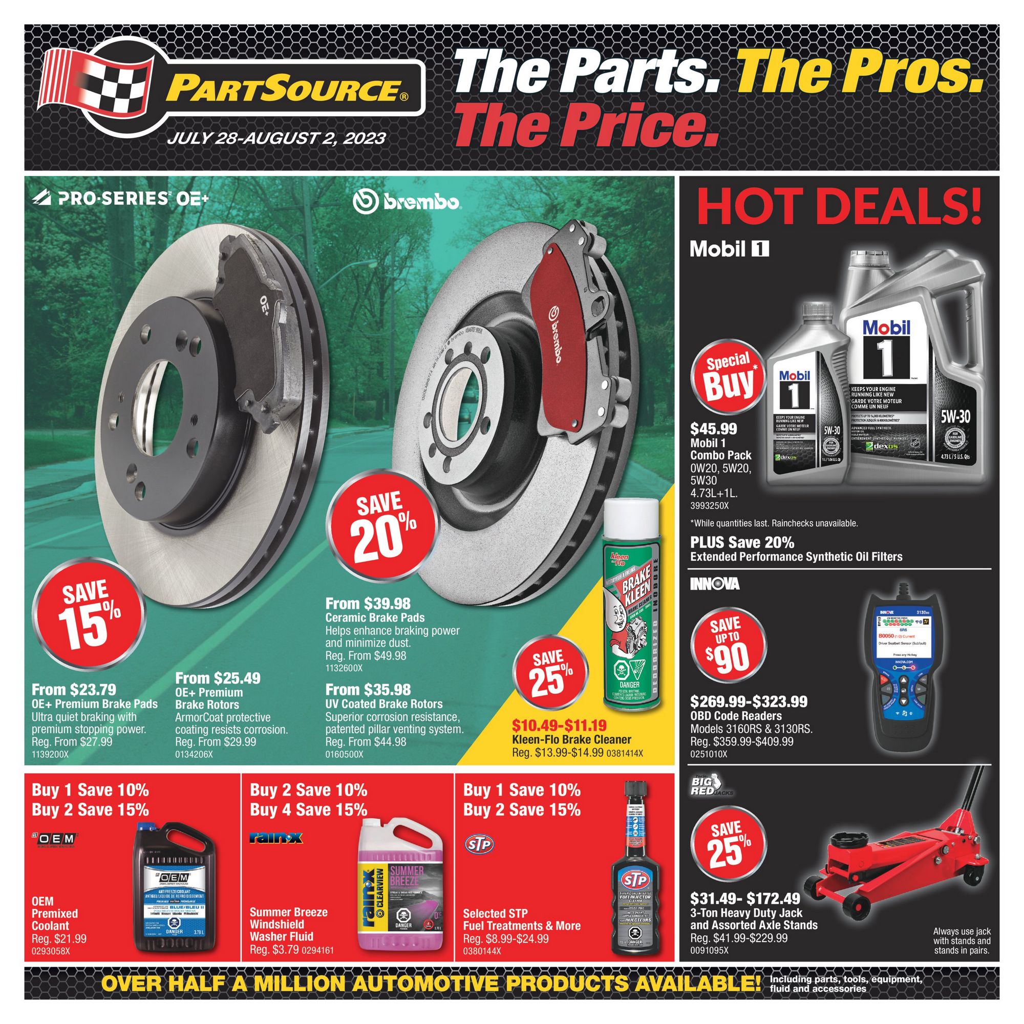 PartSource Flyer (ON) July 28 August 2 2023