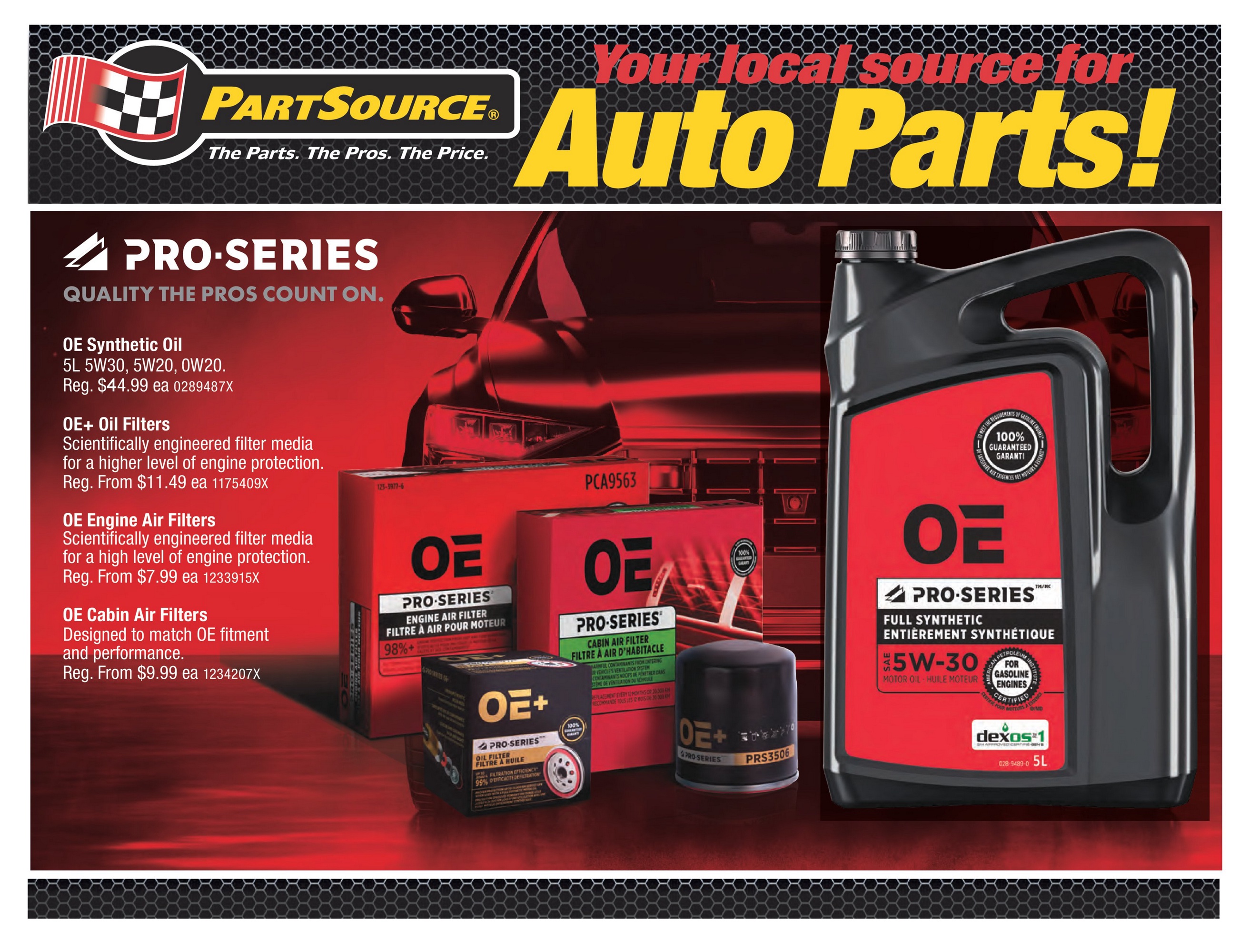 PartSource Flyer (ON) March 29 April 3 2024