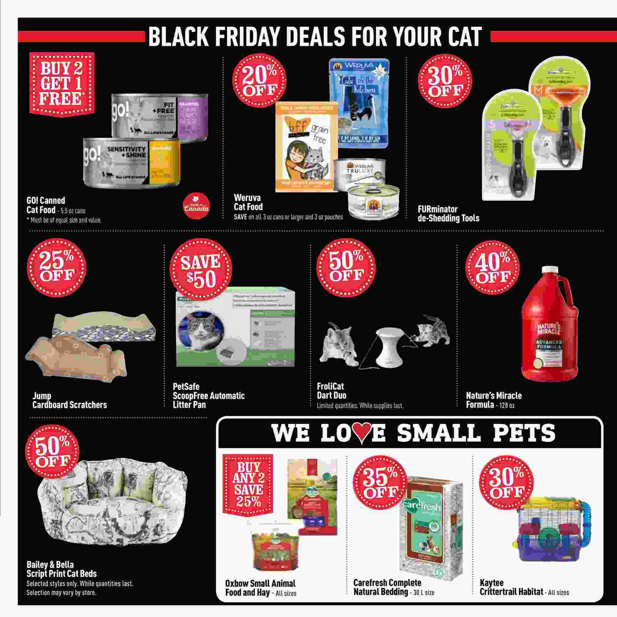 Pet Valu Flyer (ON) Black Friday Sale November 23 December 3 2017