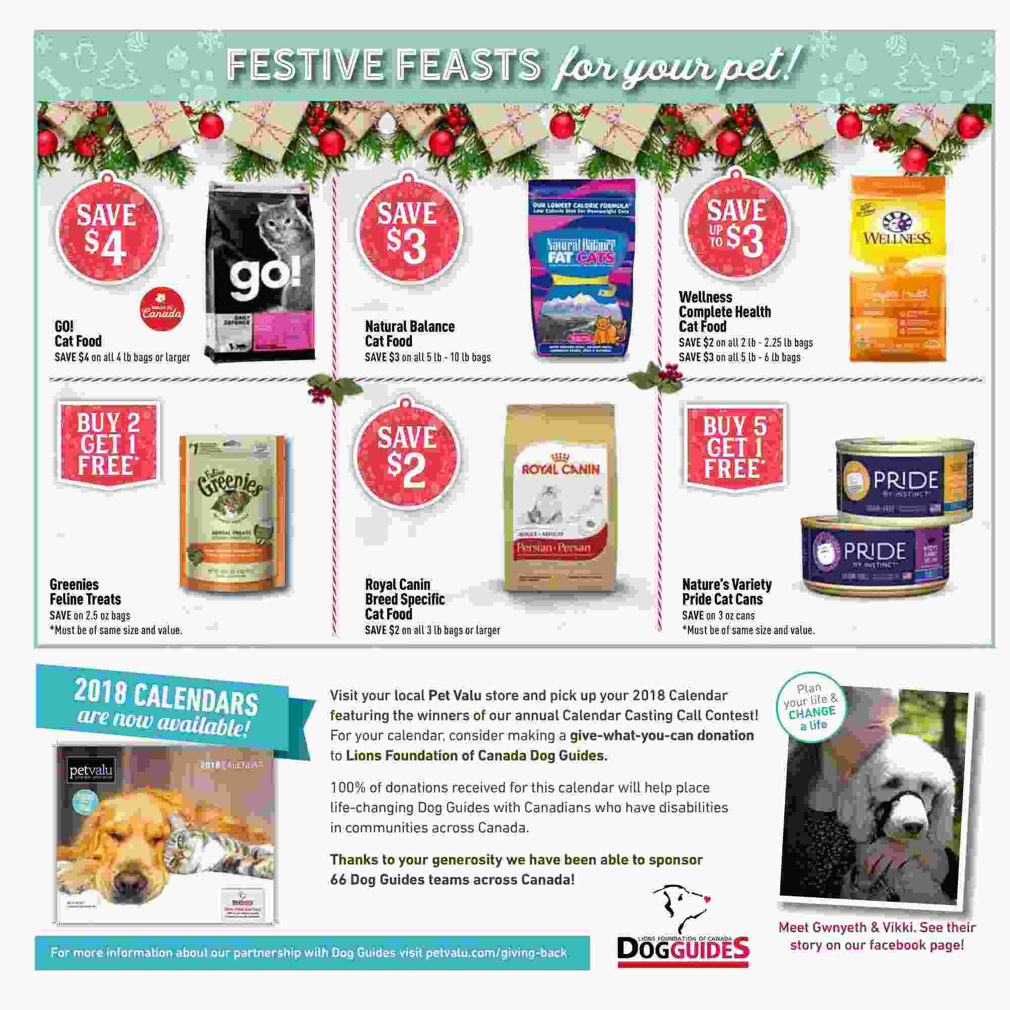 Pet Valu Flyer (ON) Black Friday Sale November 23 December 3 2017