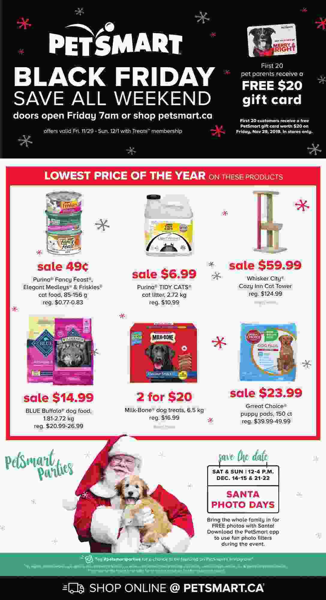 PetSmart Flyer (ON) Black Friday November 29 December 1 2019