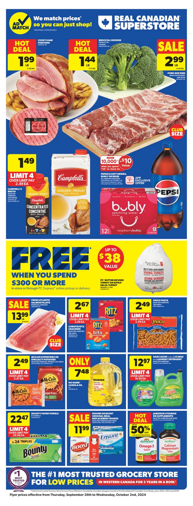 Real Canadian Superstore Flyer (AB) September 26 October 2 2024