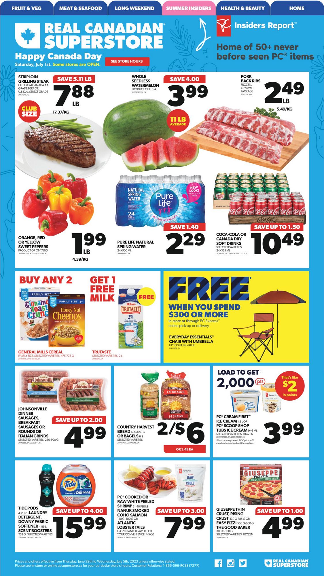 Real Canadian Superstore Flyer (ON) June 29 July 5 2023