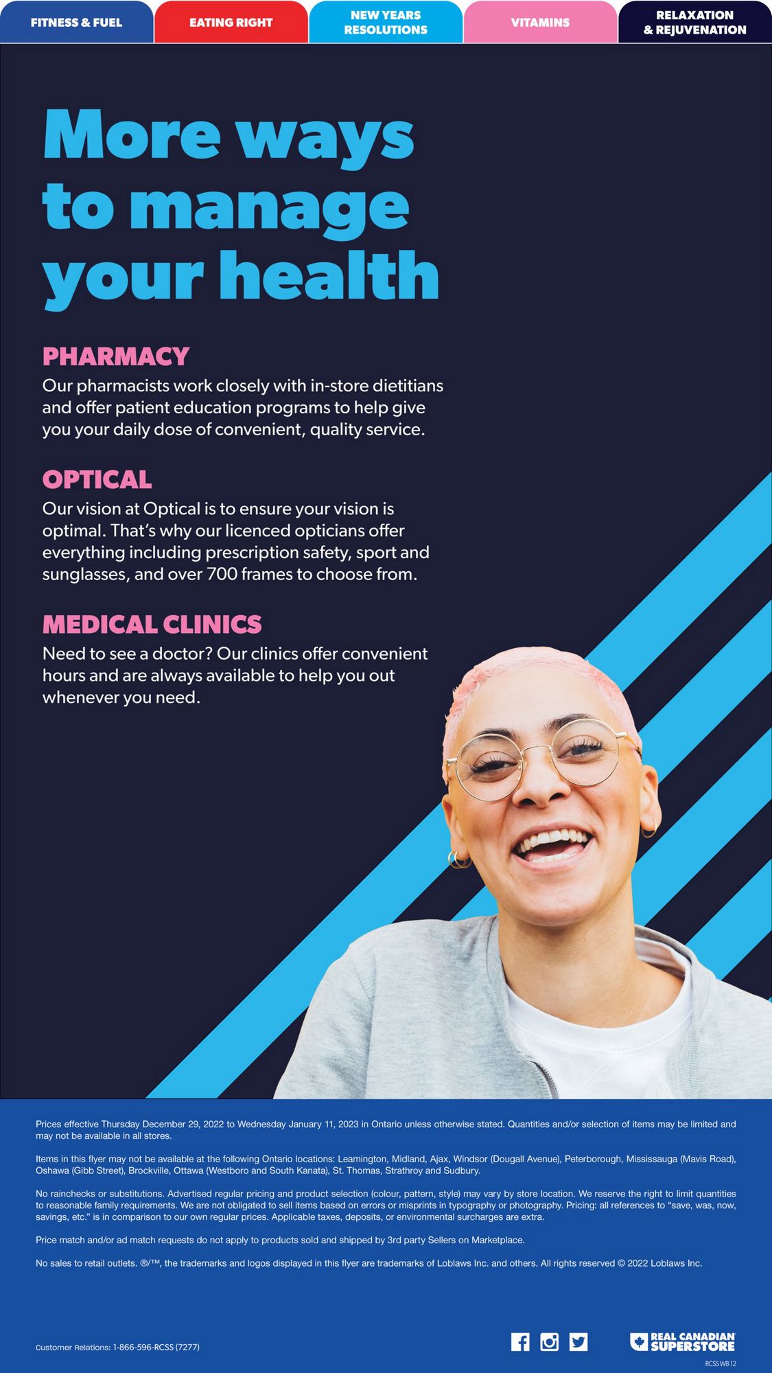 Real Canadian Superstore Flyer (ON) Live Better December 29 January