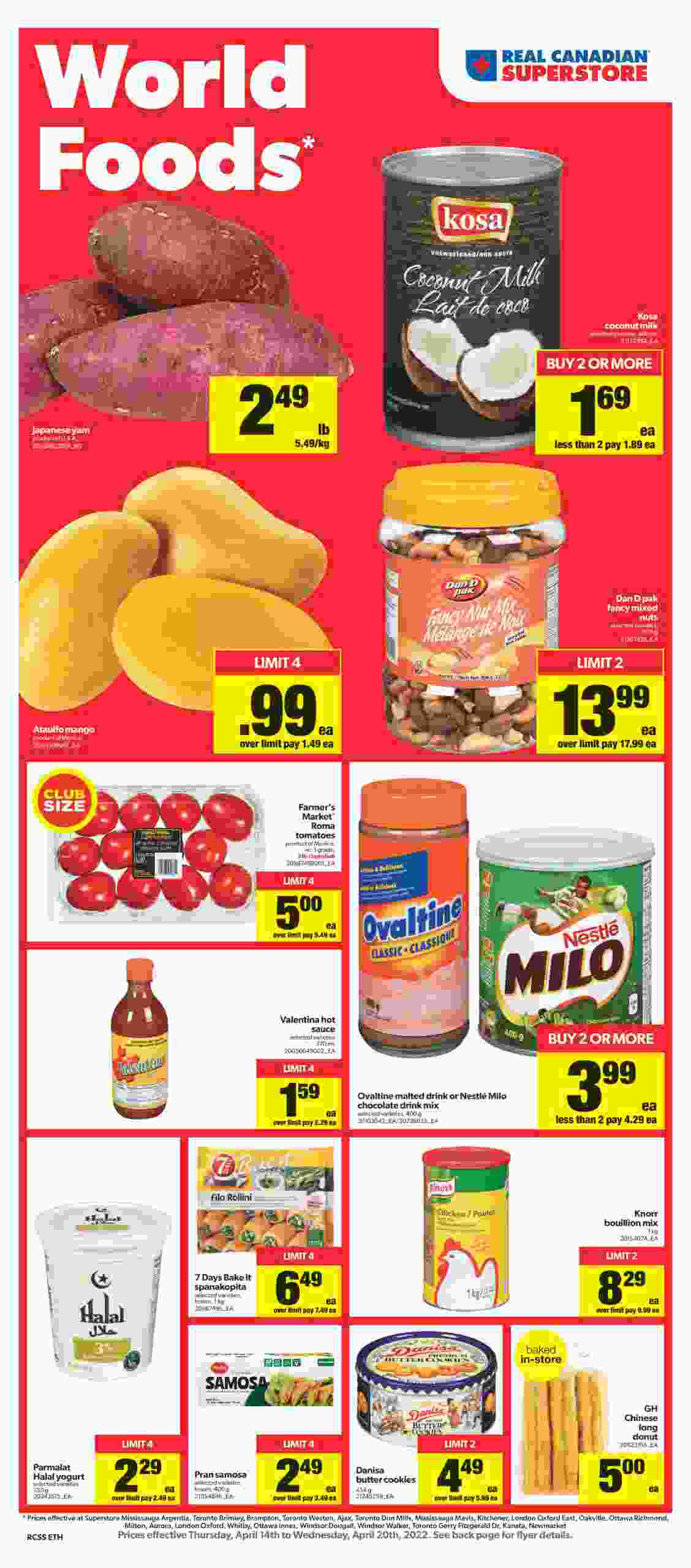 Real Canadian Superstore Flyer ON World Foods April 14 20 2022   0 