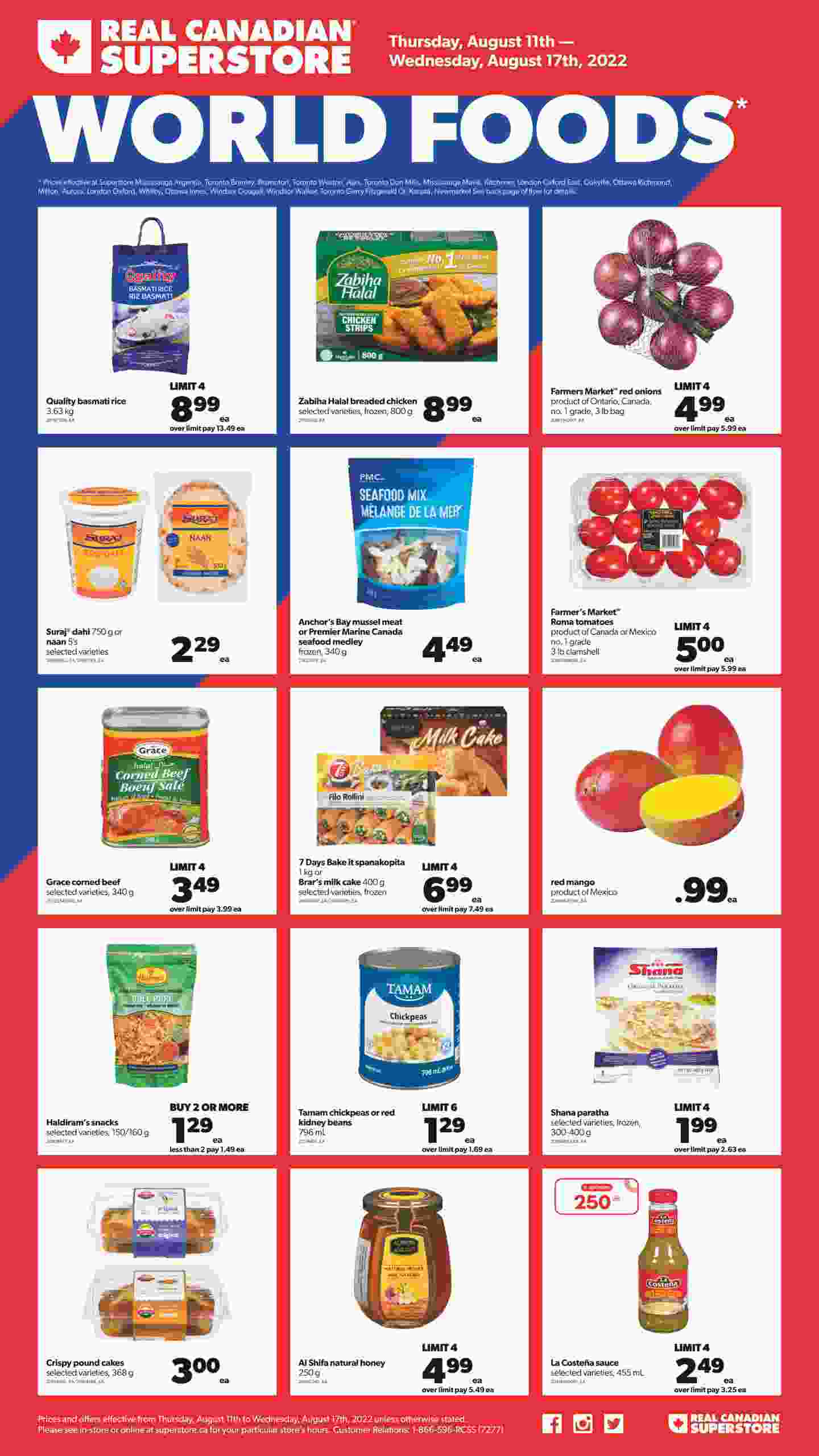 Real Canadian Superstore Flyer ON World Foods August 11 17 2022   0 