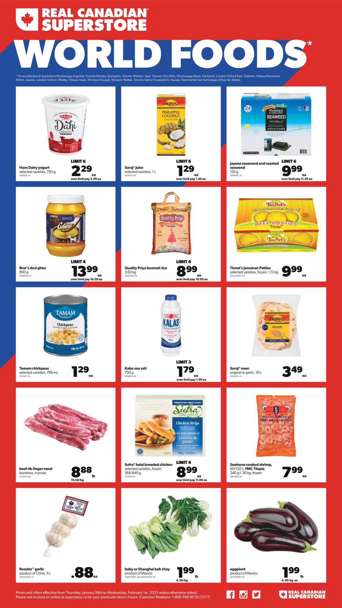 Real Canadian Superstore Flyer ON World Foods January 26 February 1   0 