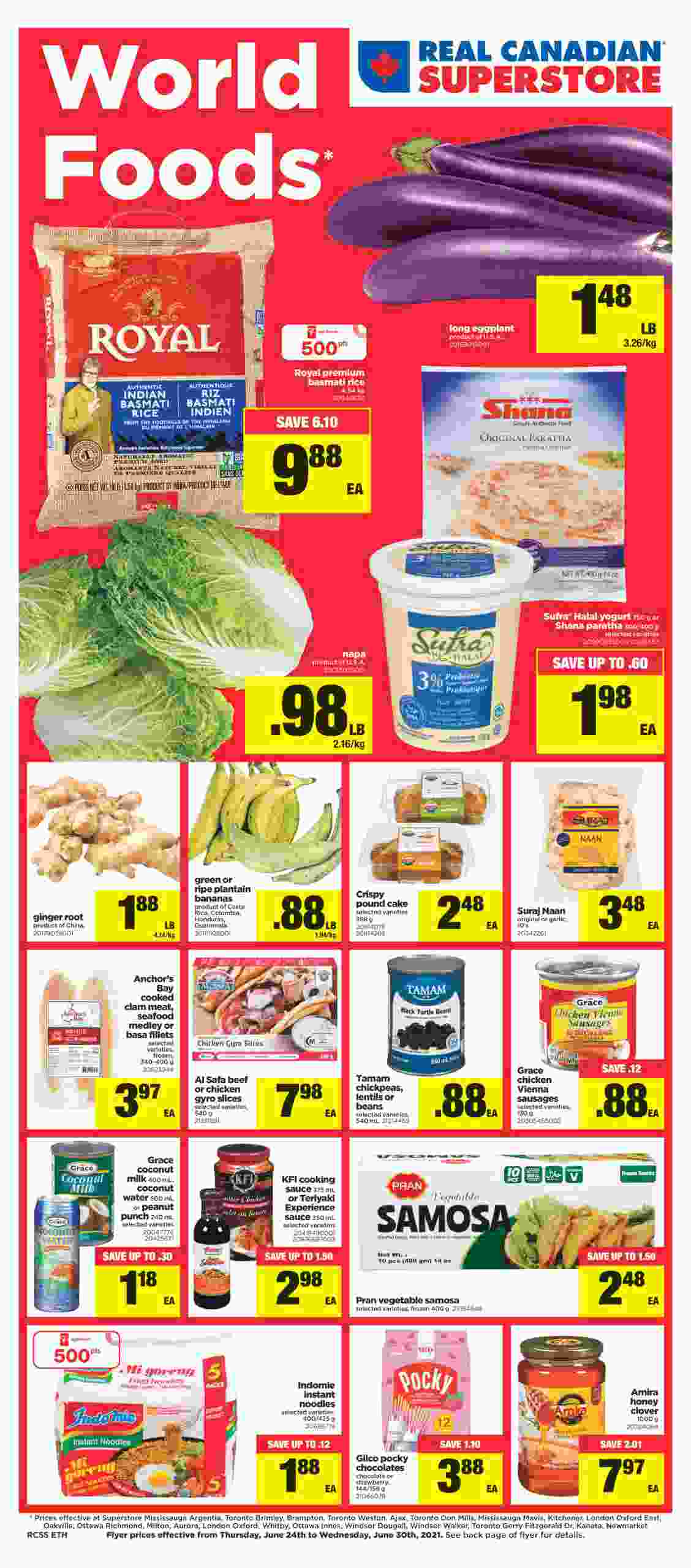 Real Canadian Superstore Flyer ON World Foods June 24 30 2021   0 