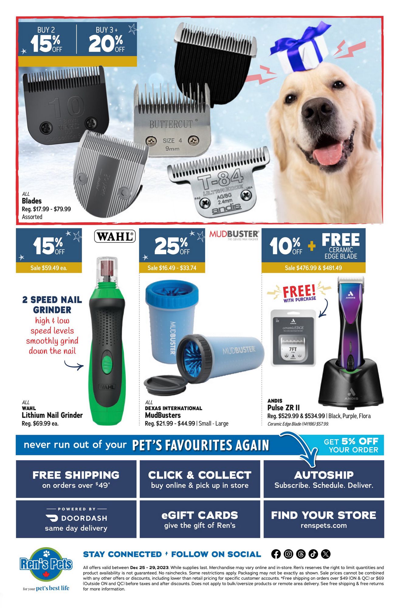 Ren's Pets Depot Flyer (ON) December 25 29 2023
