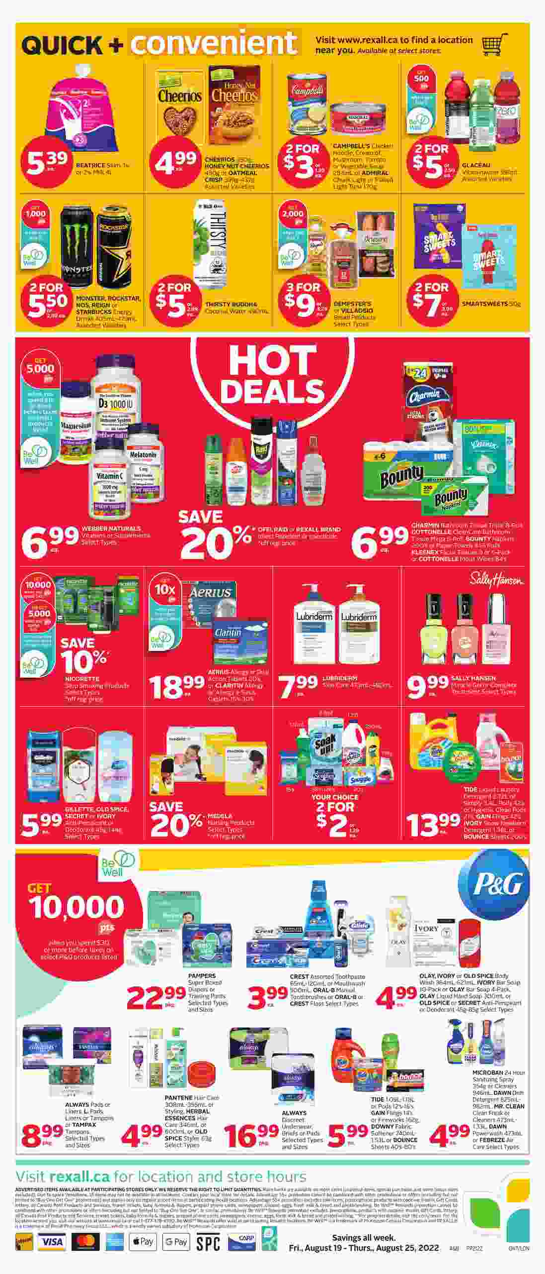 Rexall Flyer (ON) August 19 - 25 2022