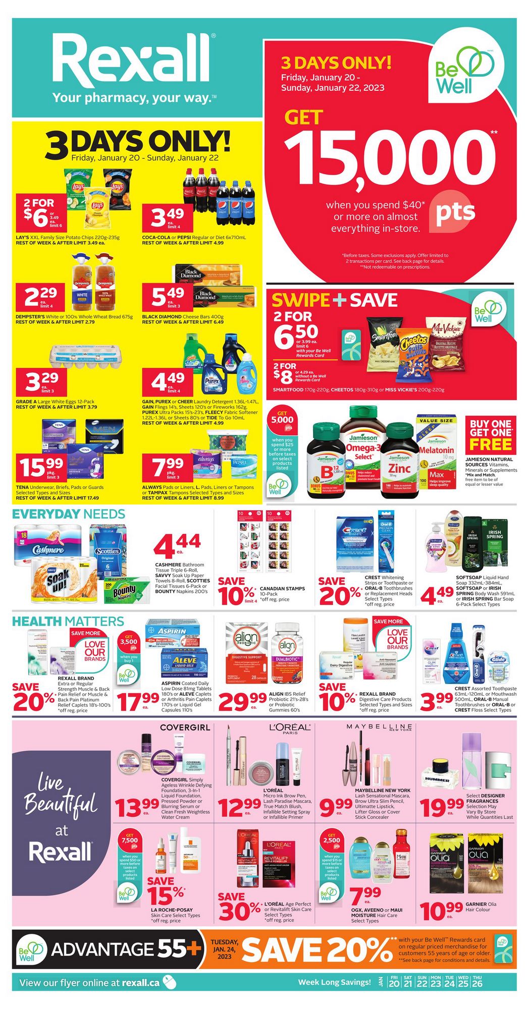 Rexall Flyer (ON) January 20 - 26 2023