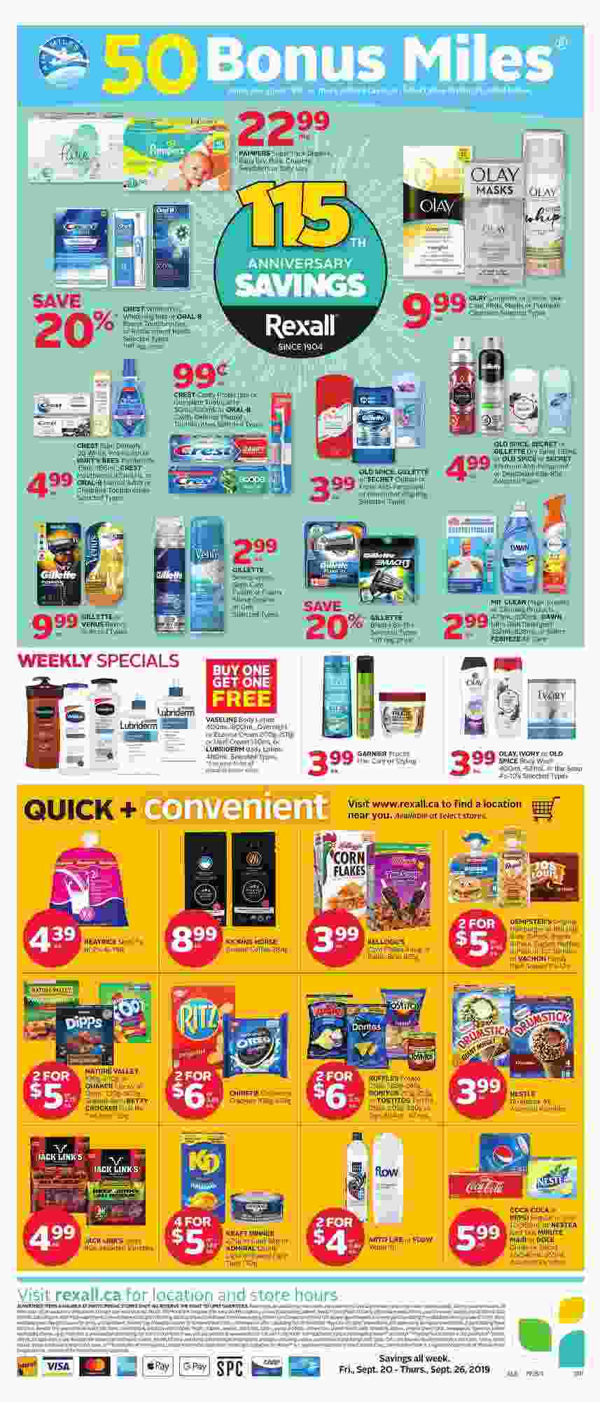 Rexall Flyer (ON) September 20 - 26 2019