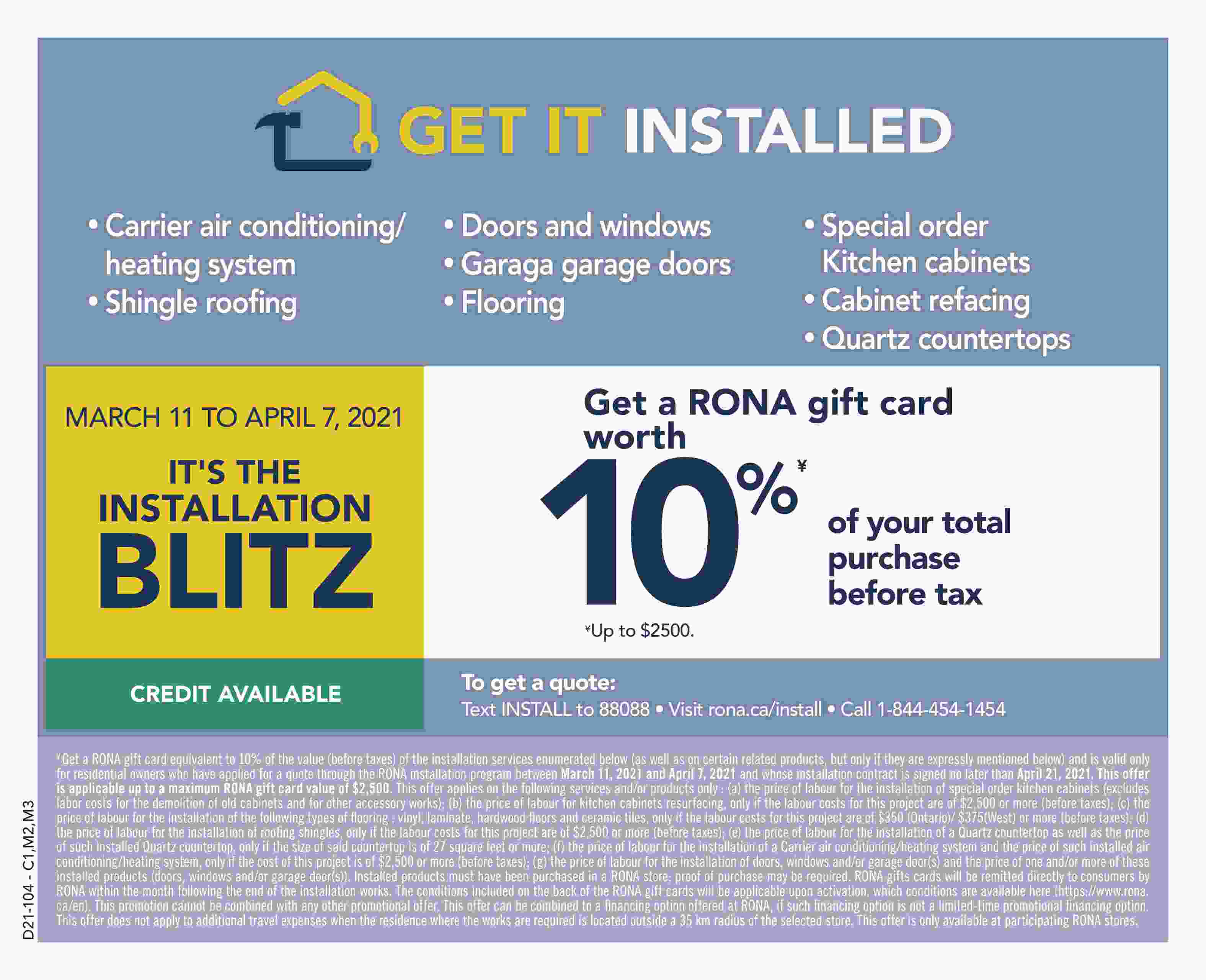 RONA Flyer (ON) March 18 24 2021