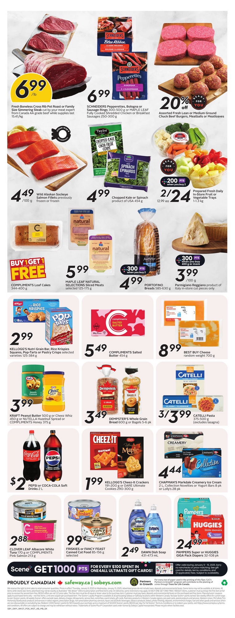 Safeway Flyer (AB) January 9 15 2025