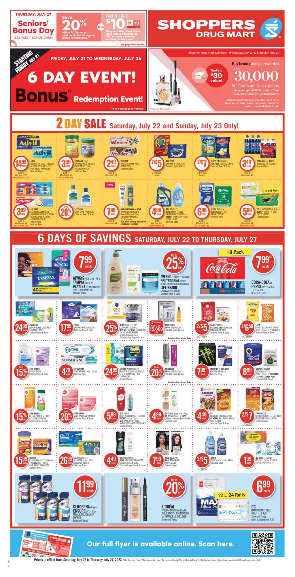 Shoppers Drug Mart Flyer (ON) July 22 - 27 2023