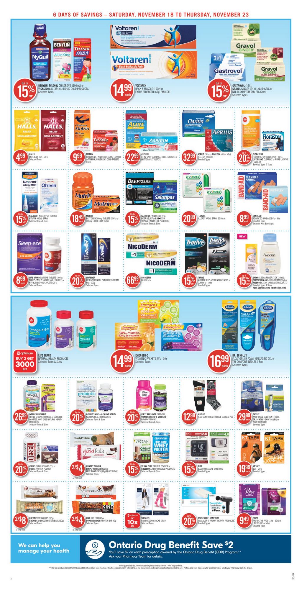 Shoppers Drug Mart Flyer (ON) November 18 - 23 2023