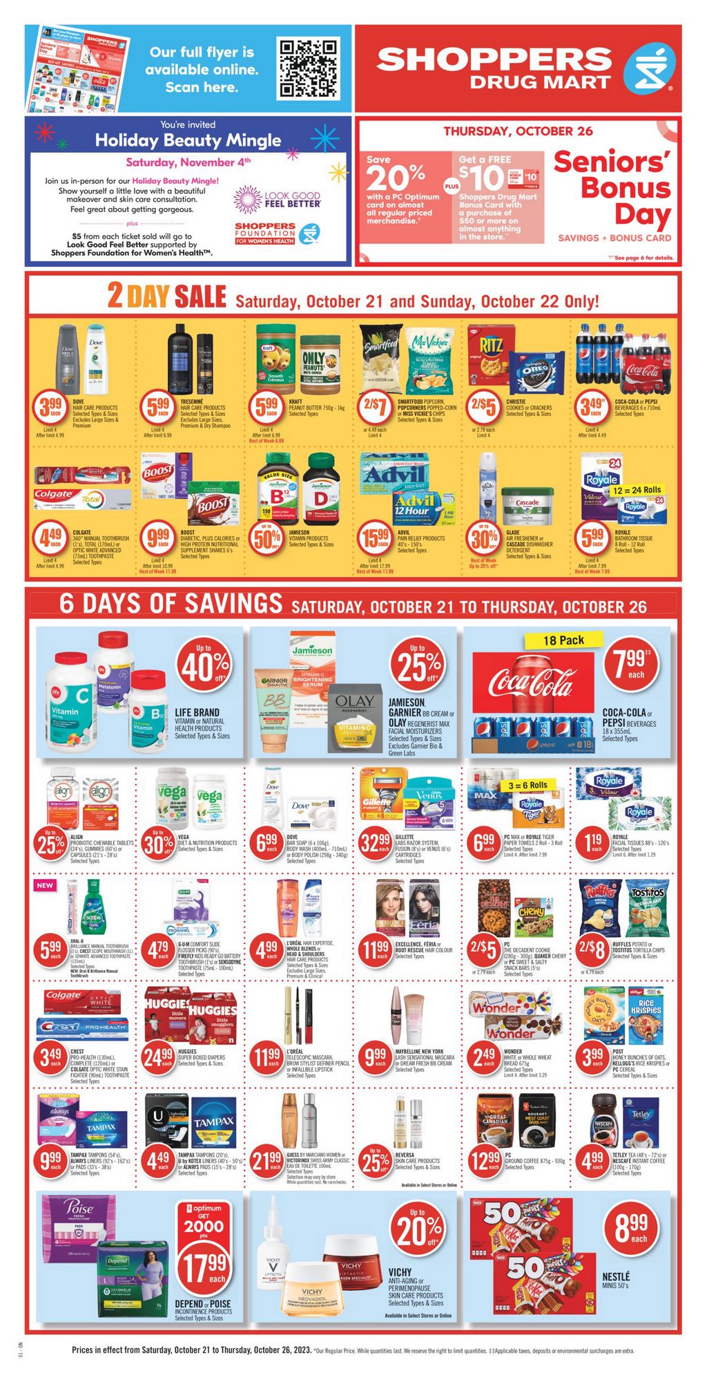 Shoppers Drug Mart Flyer (ON) October 21 - 26 2023