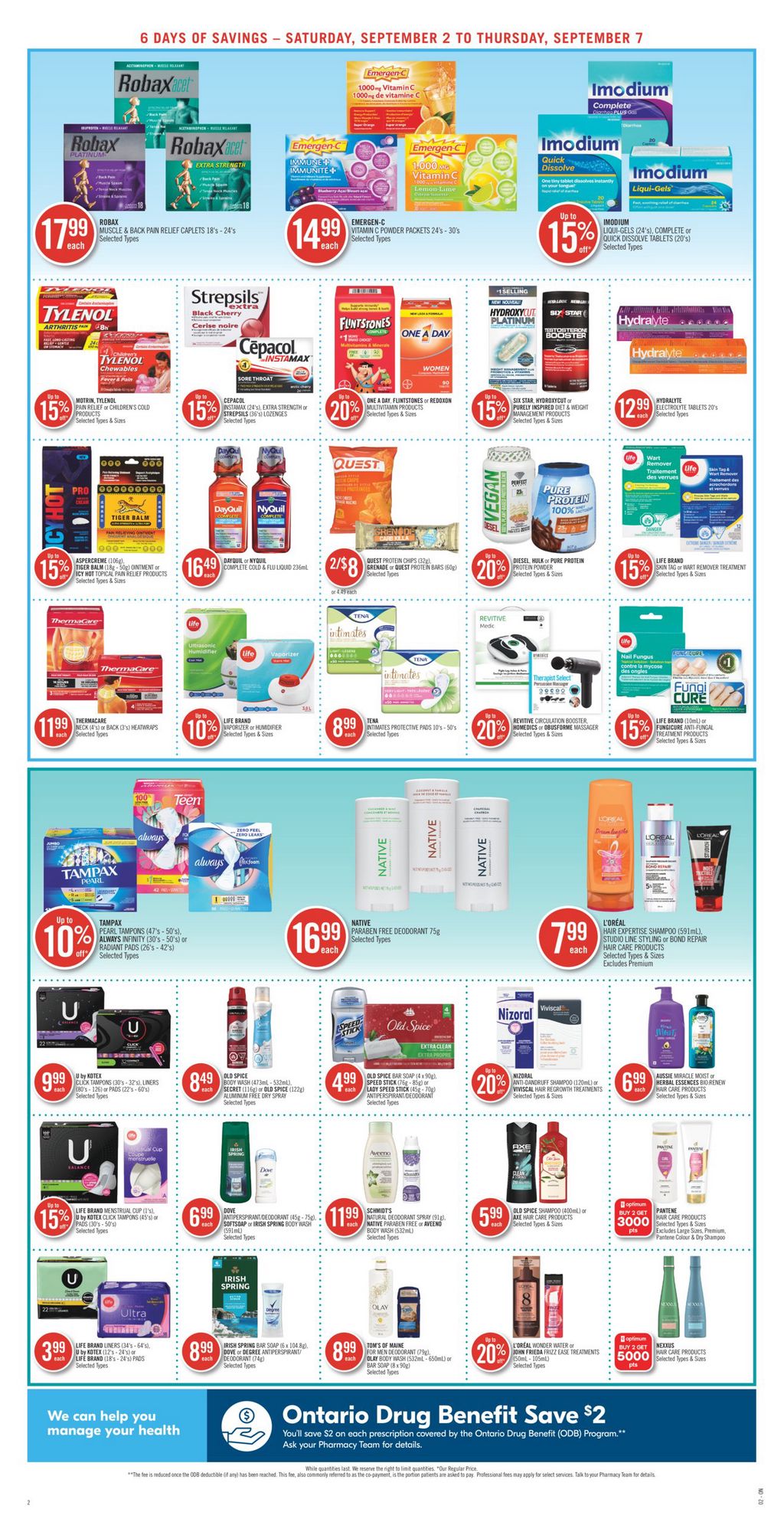 Shoppers Drug Mart Flyer (ON) September 2 7 2023