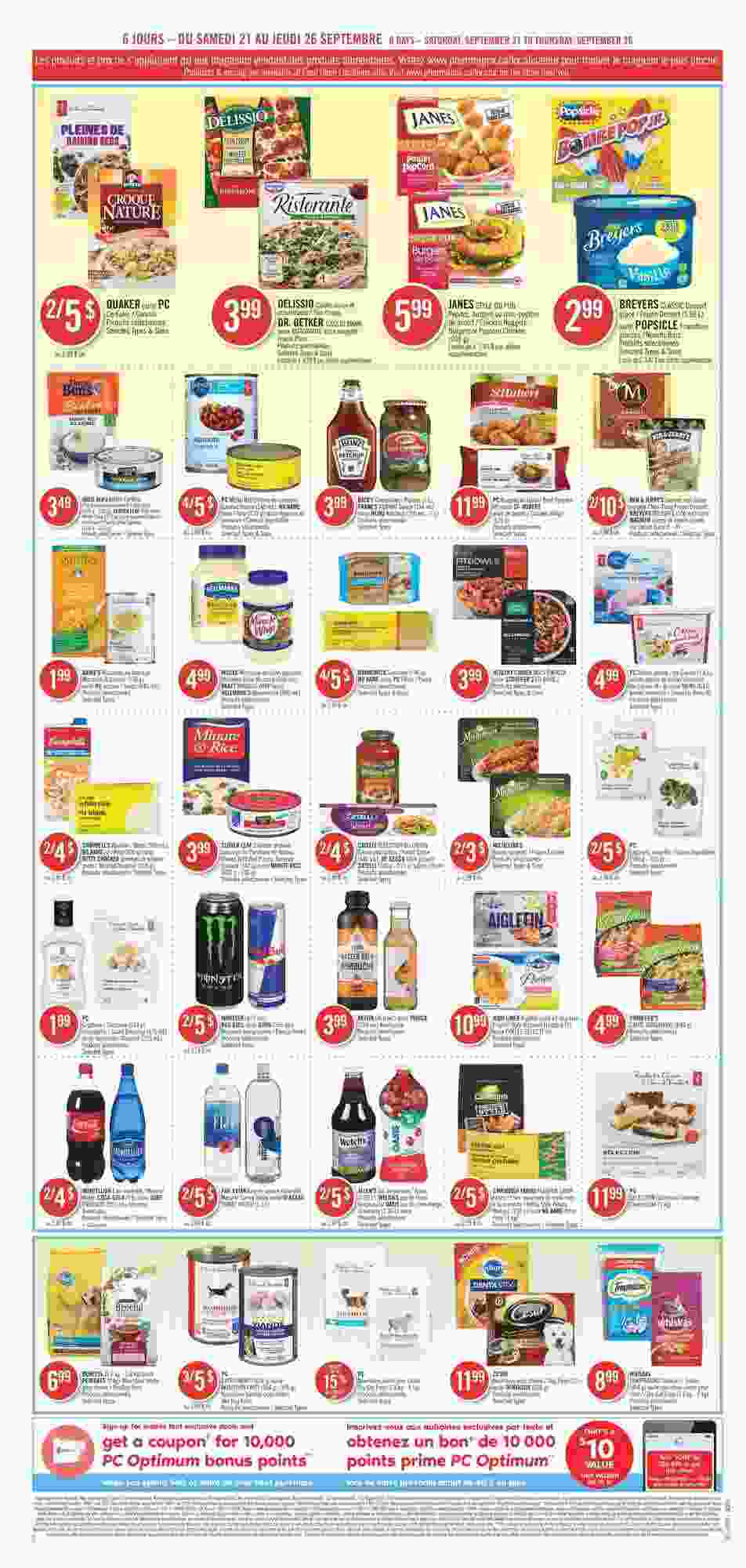 Circulaire Shoppers Drug Mart Septembre 21 - 27 2019