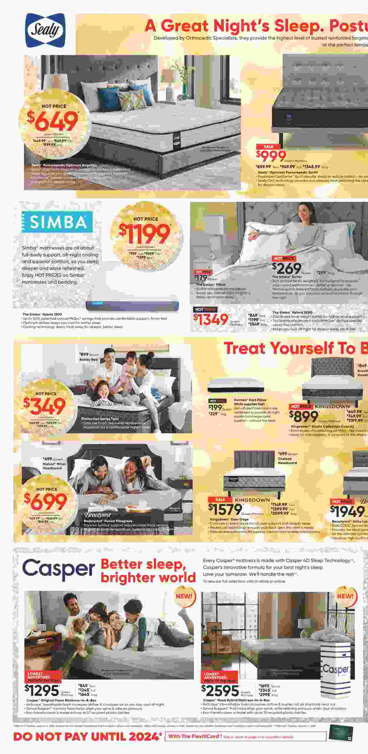 Sleep Country Canada Flyer (ON) December 29 January 4 2022