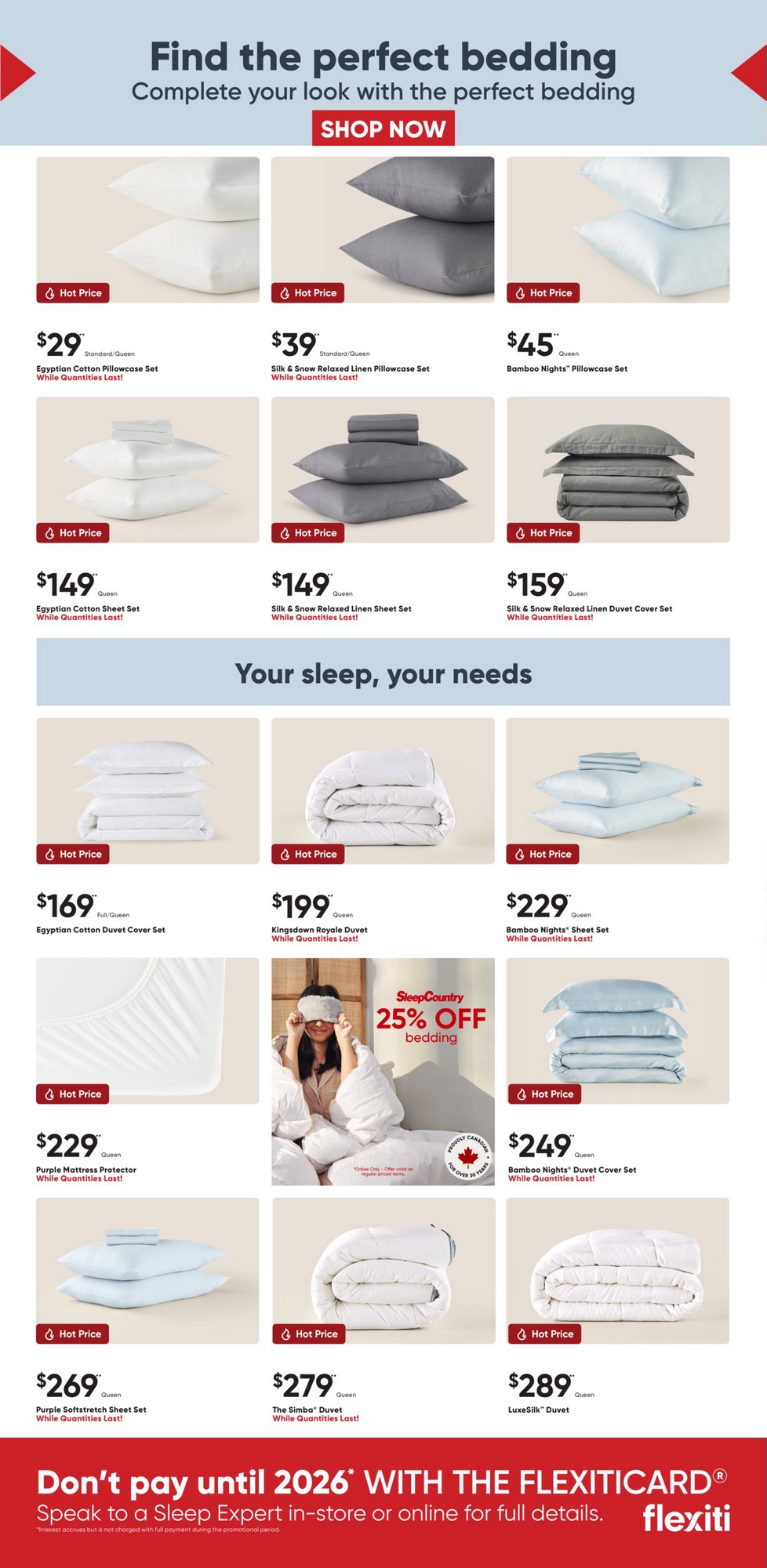 Sleep Country Canada Flyer (ON) February 17 23 2025