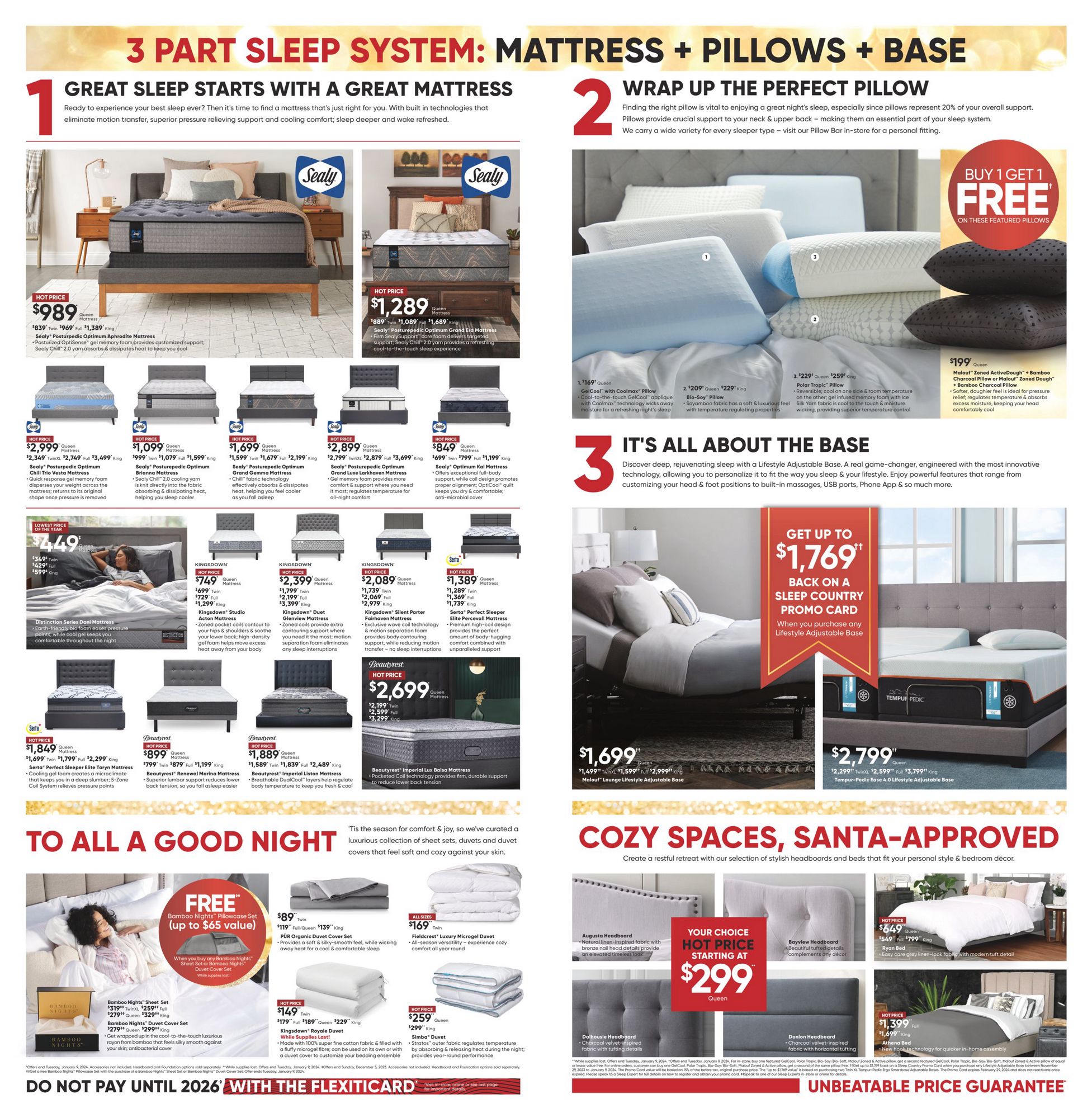 Sleep Country Canada Flyer (ON) November 29 December 3 2023