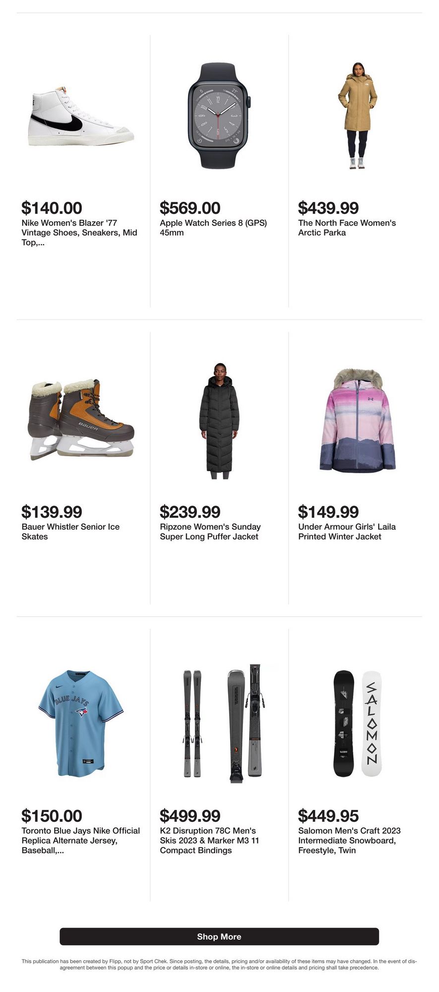 Sport Chek Flyer (ON) December 22 28 2022