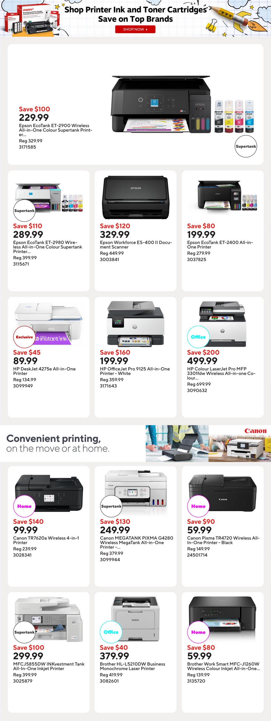 Staples Canada Flyer (ON) August 14 - 20 2026