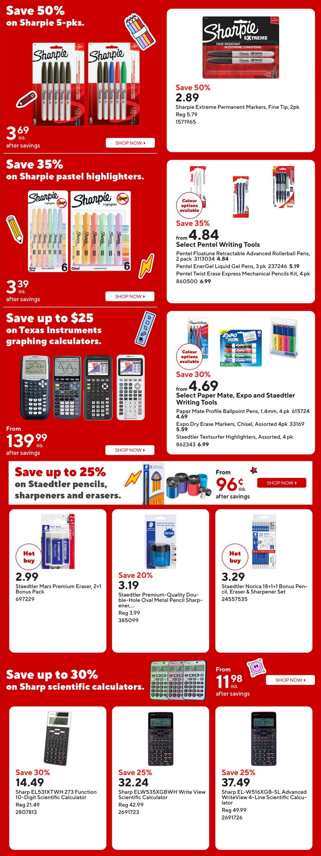 Staples Canada Flyer (ON) August 14 - 20 2026