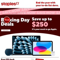 Staples Canada December 25 - 30 2025