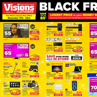 Visions Electronics Black Friday November 17 - 23 2023