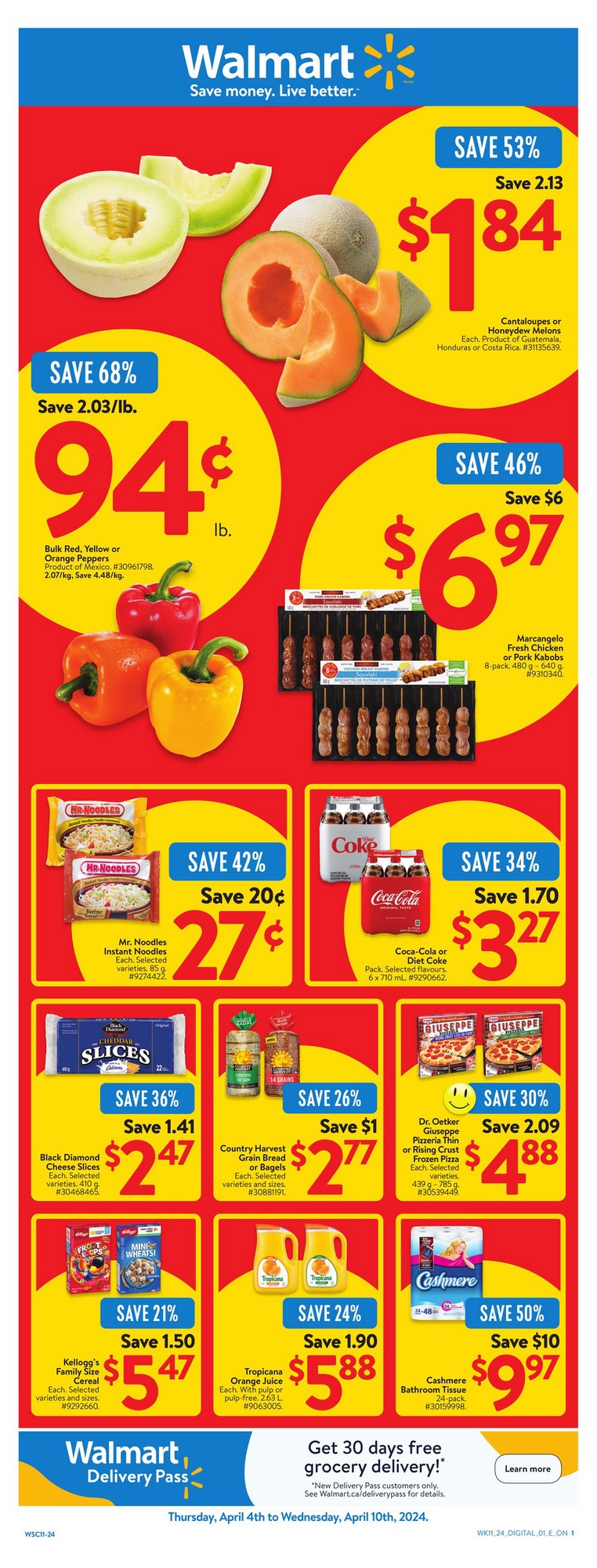 Walmart Flyer (ON) April 4 10 2024