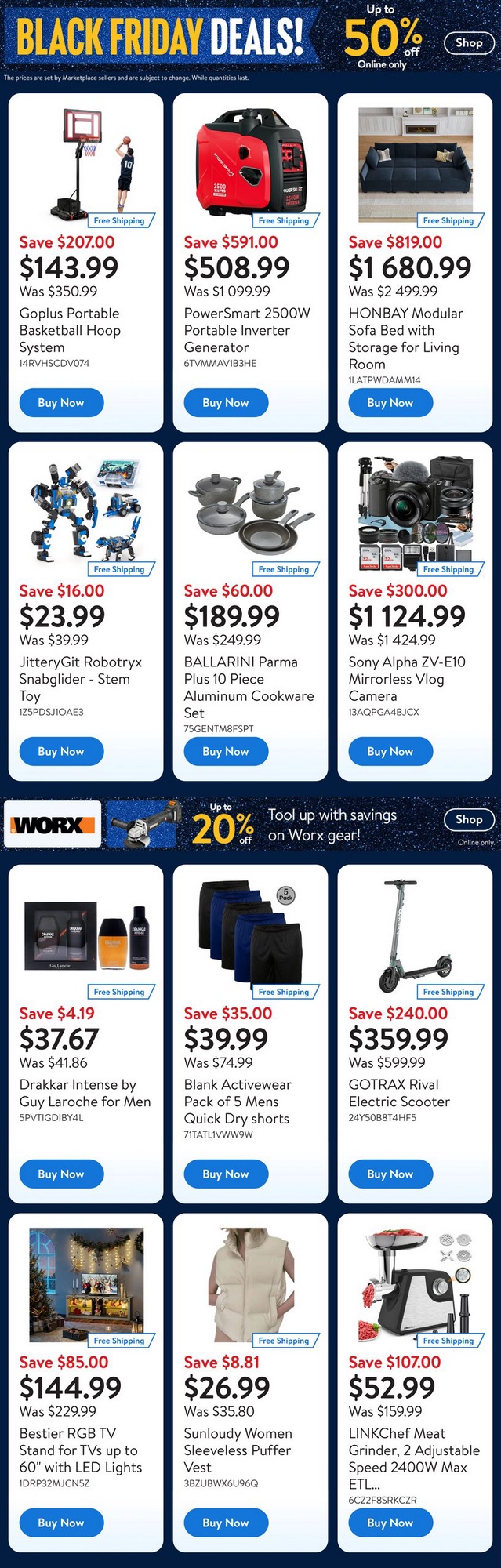 Walmart Flyer (ON) Black Friday November 20 27 2024