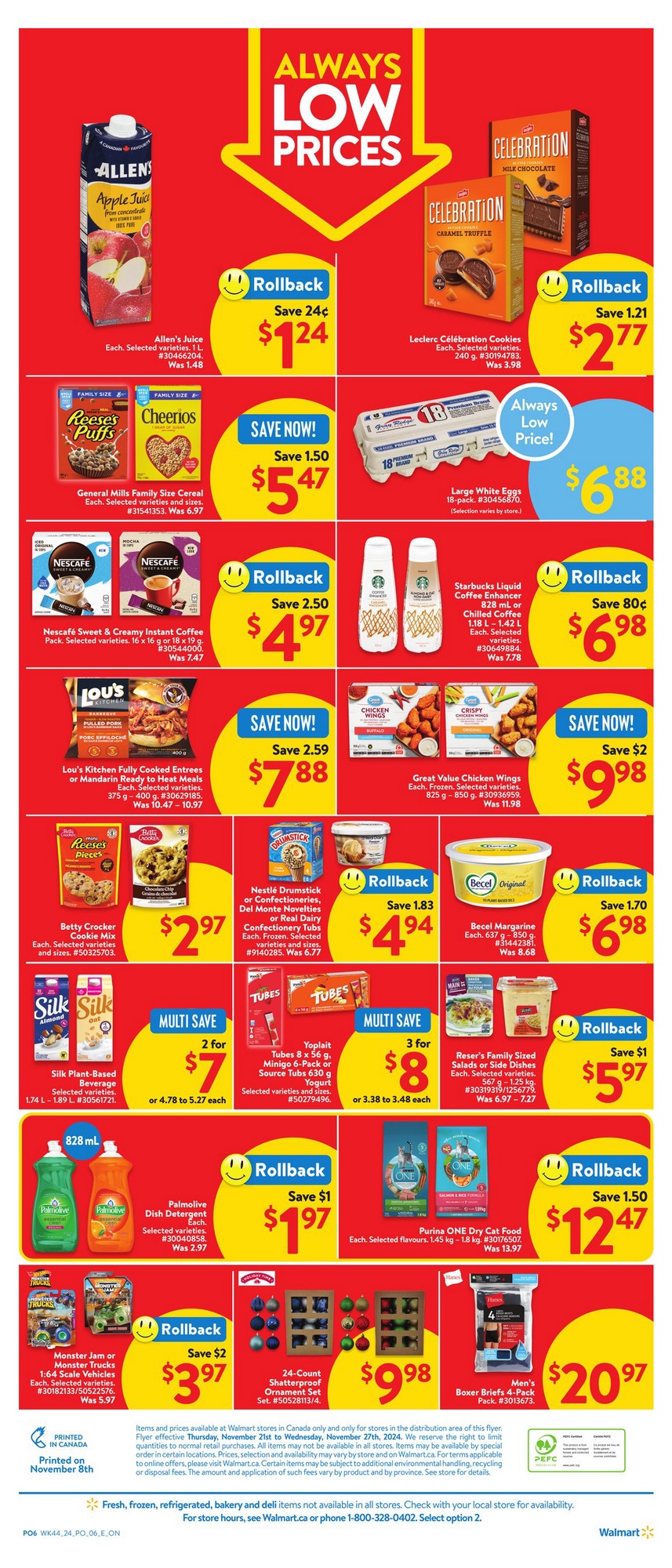 Walmart Flyer (ON) Black Friday November 20 27 2024