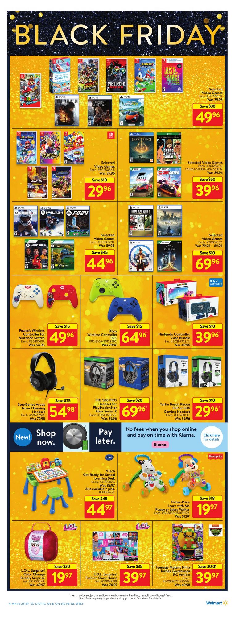 Walmart Flyer (ON) Black Friday November 22 29 2023