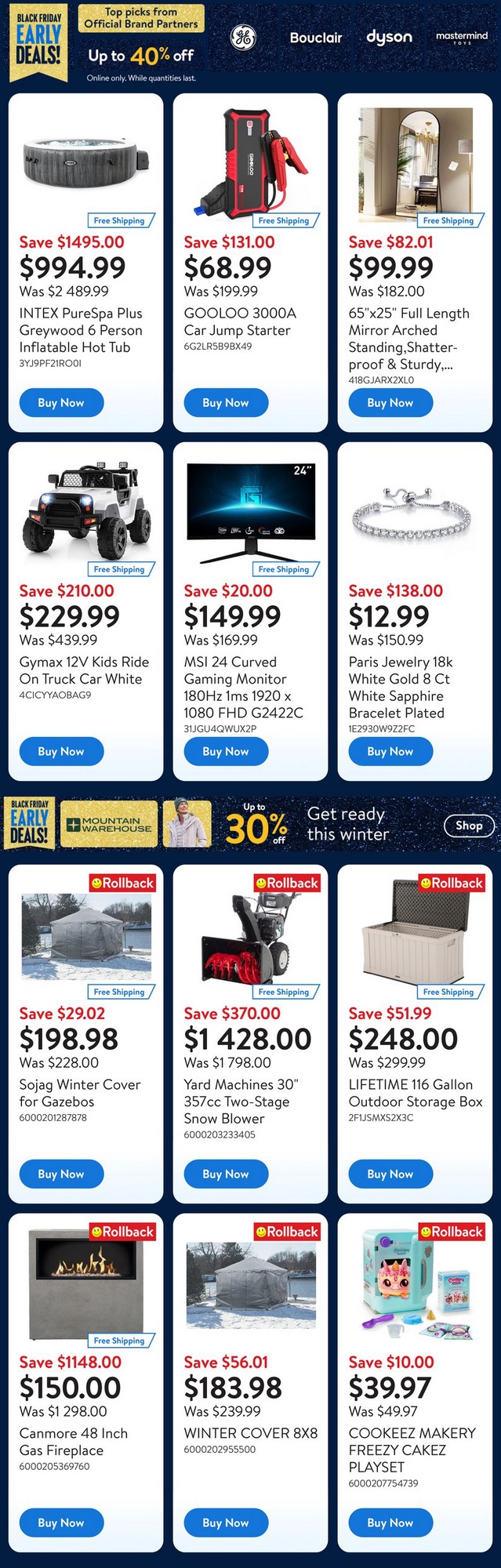 Walmart Flyer (ON) Black Friday Early Deals November 7 13 2024