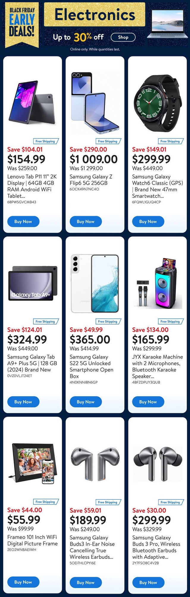 Walmart Flyer (ON) Black Friday Early Deals November 7 13 2024