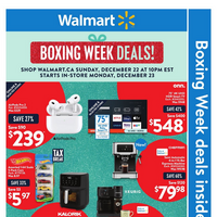 Walmart Boxing Week Deals December 22 - January 1 2025