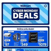 Walmart Cyber Monday Deals November 30 - December 3 2025