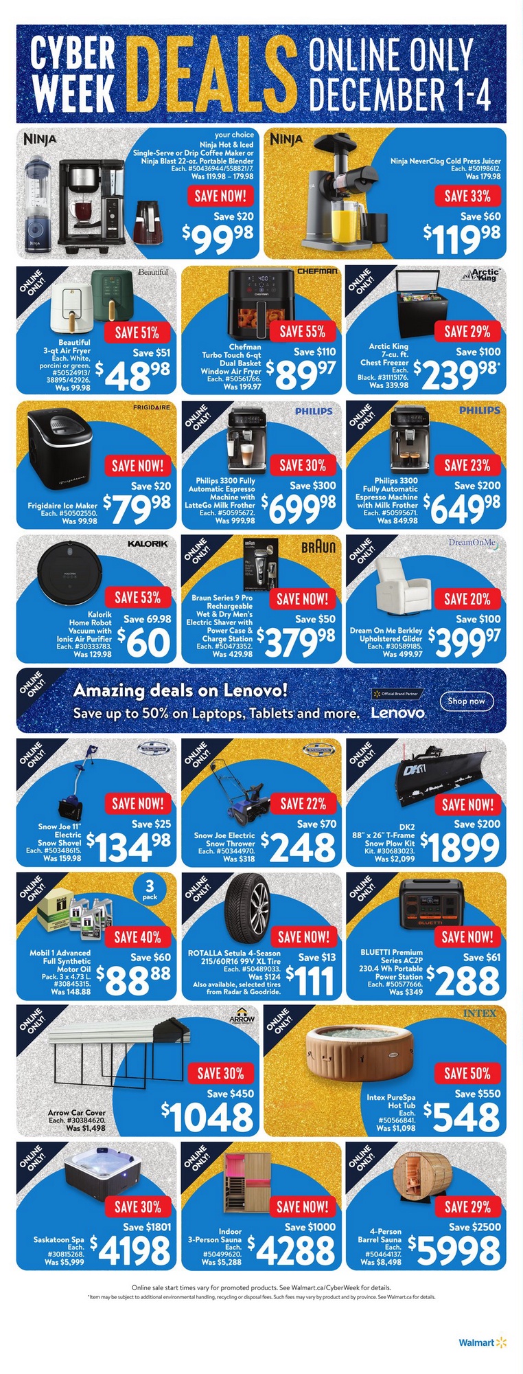 Walmart Flyer (ON) Cyber Week December 1 4 2024