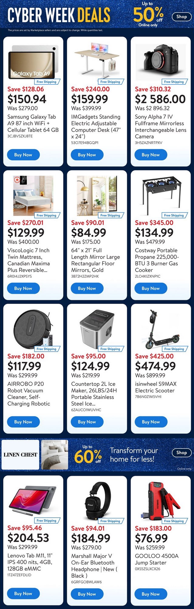 Walmart Flyer (ON) Cyber Week December 1 4 2024