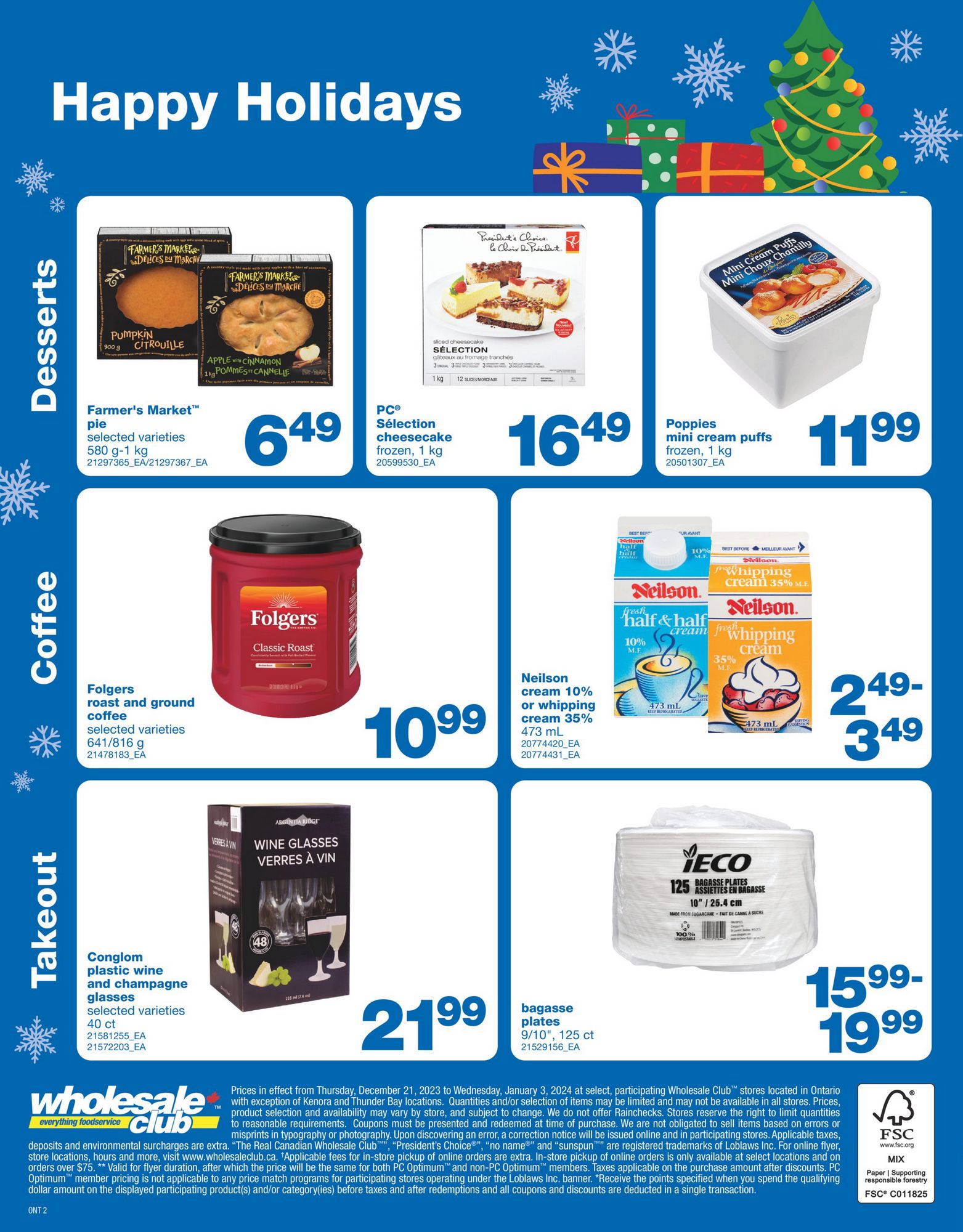 Wholesale Club Flyer ON December 21 January 3 2024   1 